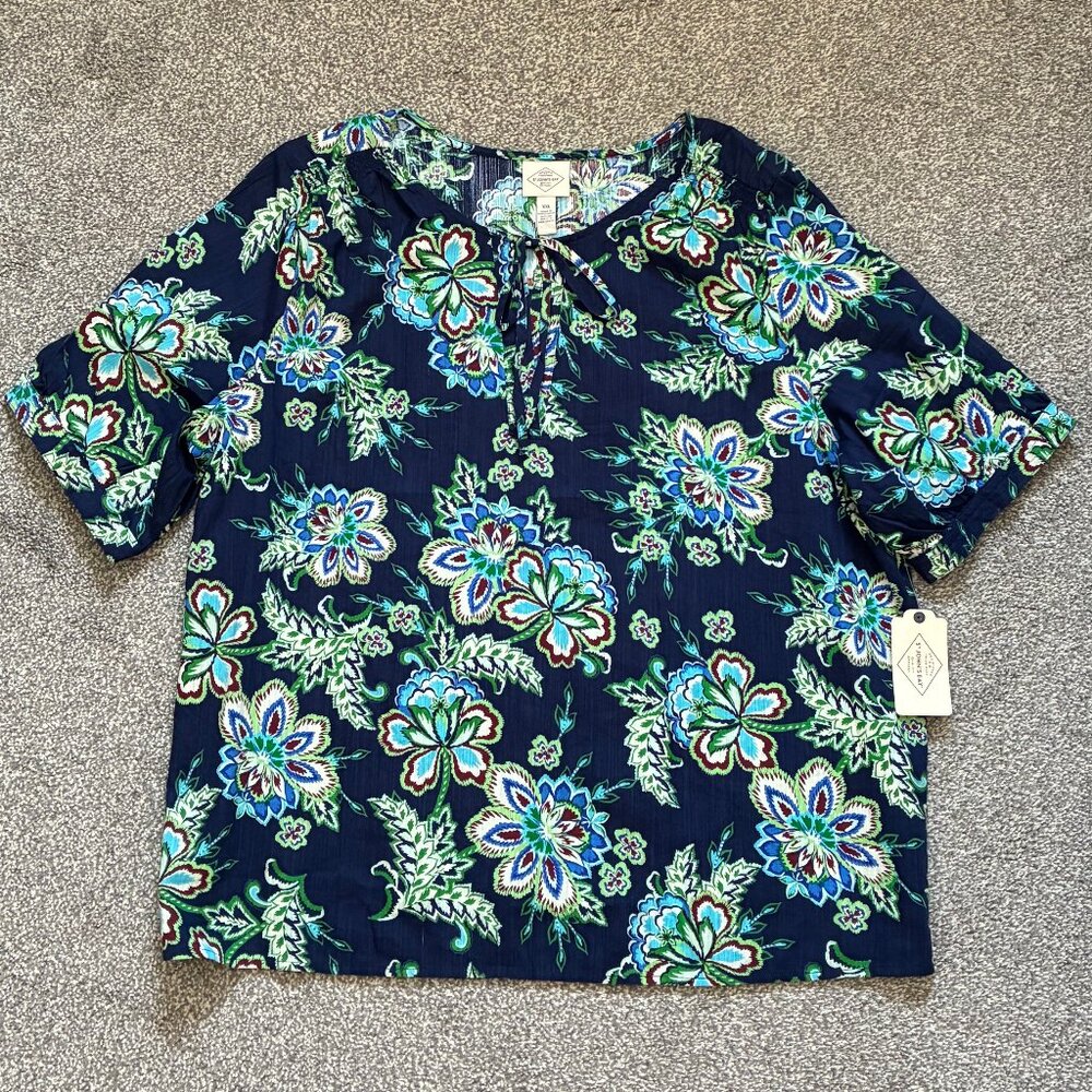 St. John's Bay Elbow Sleeve Blouse